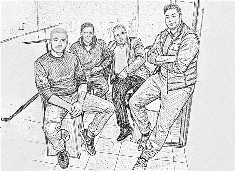 Volontari dello Sportello Giuridico Valerio Onida - illustrazione stilizzata del team di supporto legale per detenuti